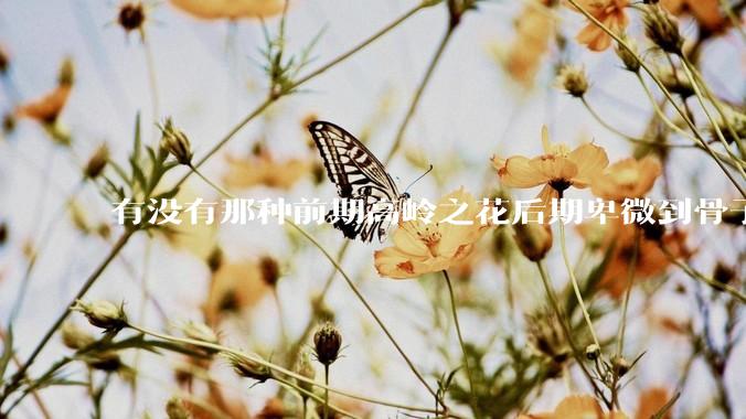 有没有那种前期高岭之花后期卑微到骨子里的***?