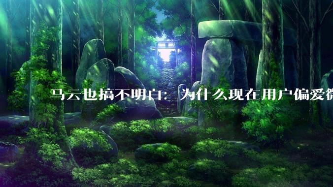 马云也搞不明白：为什么现在用户偏爱微信支付，而不是支付宝？